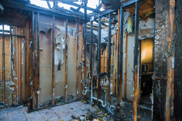 Professional Fire Damage Removal technician working in Parlier, CA